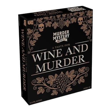 Murder Mystery Party, A Taste for Wine & Murder, Murder Mystery Party Game to Host Your Own Murder Mystery Night