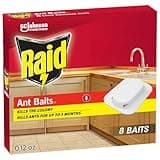 Raid Ant Killer Baits, Child Resistant Bug Killer for Indoor Home Use, 0.24 Oz, 8 Count