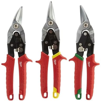 3-Pc Aviation Snips (Left, Right, Straight) Set
