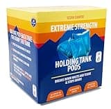 Clean Camper Extreme Strength RV Holding Tank Pods Maximum Odor Control & Fast Waste Breakdown | Bio-Active Enzyme Formula | Sensor Safe, Septic-Safe, & Eco-Friendly | Easy Drop-In Pods
