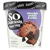 So Delicious Dairy Free Cashew Milk Frozen Dessert, Chocolate Cookies N’ Cream, Vegan, Non-GMO Project Verified, 1 Pint