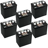 Crown CR-165 Replacement Battery for Trojan T875 8 Volt, 165 AH Deep Cycle Battery x6