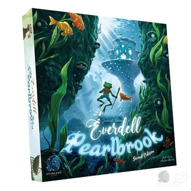 Everdell: Pearlbrook 2nd Edition Expansion | Strategic Board Game Add-On | Solo & Multiplayer | Ages 10+ | 1–4 Players | 60-90 Minutes Playtime