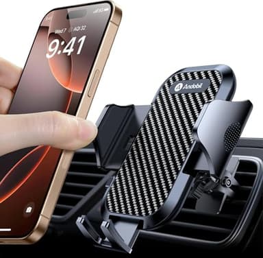 andobil 2026 Upgraded Car Phone Holder Mount, Military-Grade Phone Holders for Your Car Vent Ultra-Stable Metal Clip Universal 360° Cell Phone Car Mount for iPhone 17 Pro Max 16/15/14/13/12/ Samsung