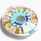 Upgraded Automatic Pill Dispenser for Elderly with Alarm, Smart Pill Dispenser Machine with 28-Slot, Mix-Proof Tech & XL LCD, Enhanced Durability for Daily Medicine Management