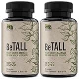 KTD BIOLABS Pack of 2 BeTall Height Increase & Growth Maximizer - Made in USA - Natural Kids Height & Child Growth Booster Vitamins - Grow Taller Multivitamin Capsules for Adults, Teens, Boys & Girls