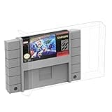 10-Pcs High Quality Plastic Protector Transparent Storage Cases Compatible with N64/SNES Game Boxes – Anti-Dust - Scracth Free - Clear Cases Made Extra Strong (10, SNES Cartridge)