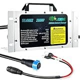 YILEIDE 58.4V20A Golf Cart Lithium Battery Charger On-Board with OT (M8: 14-8 terminals) for 16 Strings LiFePO4