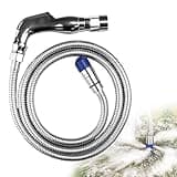 COOSPIDER Camping Accessories for Cleaning Essentials.Upgrade 57 Inch Camper/RV Tank Flexible Swivel Stick Rinser, RV Toilet Treatment, Black Sewer Holding Tank Water Flush Cleaner