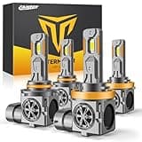 Termitor 9005 H11 Lights Bulb Combo, 60000LM, 800% More Light, High-Performance Fog and Off-Road Lights, 9005/HB3 H11/H9/H8 Fog Light, Pack of 4