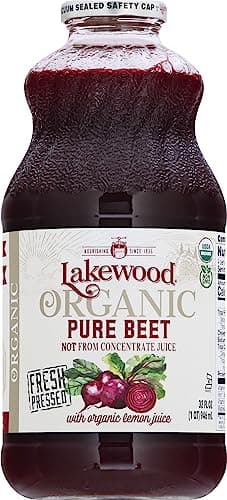 Lakewood Organic Beet Juice, 32 Fl Oz (Pack of 1) Package May Vary