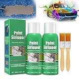 Efficient Paint Stripper, 2025 New Rayhong Paint Stripper, Paint Stripper for Multiple Layers of Acrylic, Latex, Oil & Water-Based Paints, varnishes, Ray Hong Paint Stripper with Brush (2PCS)