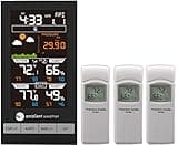 Ambient Weather WS-2801-X3 Advanced Wireless Color Forecast Station w/ 3 Remote Sensors