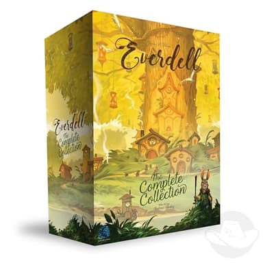 Everdell: The Complete Collection – Deluxe All-in-One Board Game with Base Game + 5 Expansions, 1–4 Players, Metal Tokens, Ever Tree, Storage Trays & Premium Components