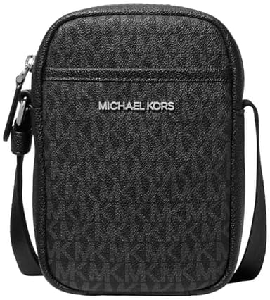 Michael Kors Men's Malone Phone Crossbody Bag, Black, One Size