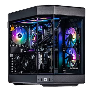 Velztorm Black Praetix Custom Built Y60 Gaming Desktop PC (GeForce RTX 5080 16GB (>4090), Liquid Cooled Intel i9-14900K, 32GB DDR5, 2TB PCIe SSD, 1000W PSU, WiFi 6E, Win 11 Home)