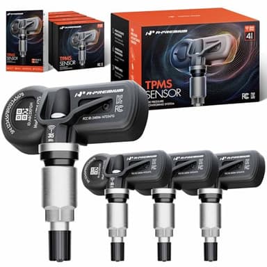 A-Premium 4PCS Pre-programmed TPMS Sensor Tire Pressure Monitoring Sensor - Compatible with Ford, Lincoln Models - Bronco, Edge, F-150, Mustang, Ranger, Mark LT, MKC, MKZ, Nautilus, Navigator - 315MHz
