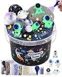 Astronaut Galaxy Slime for Kids, Big Slime Bucket with Slime Clay, Glow in The Dark Slime Kit for Girls & Boys Ages 8-12, Slime Party Favors Birthday Easter Hallowmas Gift