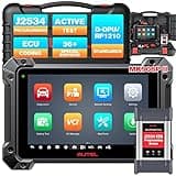 Autel MaxiCOM MK908 Pro II: 2025 J2534 ECU Programming Coding Scan Tool, Upgraded of MaxiSys MS908S Pro MSElite, Same Programming As MS Ultra MS919 MS909,38+ Service, Active Test, 4+128G, Android 10