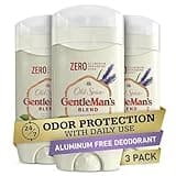 Old Spice GentleMan's Aluminum Free Dry Feel Deodorant for Men, 24/7 Lasting Freshness, Gentle on Skin with Skin Conditioners, Lavender + Mint Scent, 3.0 oz (Pack of 3)