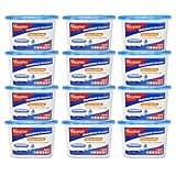 Vacplus Moisture Absorbers 12 Pack, 10.5 Oz, Humidity Absorber Boxes Attracts Extra Moisture from Your Bathroom, Closet, Kitchen, Dehumidifier for Closet (Fragrance Free), Blue