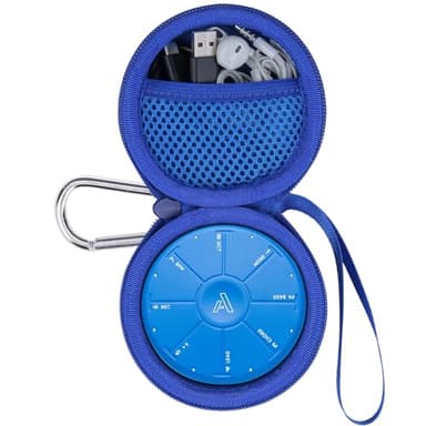 Aenllosi Hard Carrying Case for Artiphon Orba 3/Orba 2/Orba and USB Charging Cable,Portable Electronic Handheld Multi-instrument Compact Organizer with Buckle(Blue,Case Only)