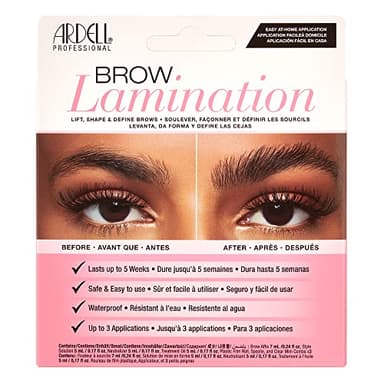 Ardell Brow Lamination Kit, Lift, Shape, and Define Brows, Waterproof, 1-Pack