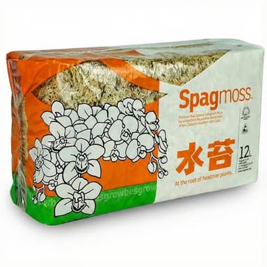 besgrow Premium New Zealand Sphagnum Moss, 150g (12L When Hydrated) Premier AAA Grade (150mm, 6" Strands) - Harvested in New Zealand's South Island, Dried and Long for Potted Plants, Orchids, Reptiles