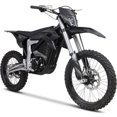 MotoTec Venom 72v 12000w Electric Dirt Bike Black
