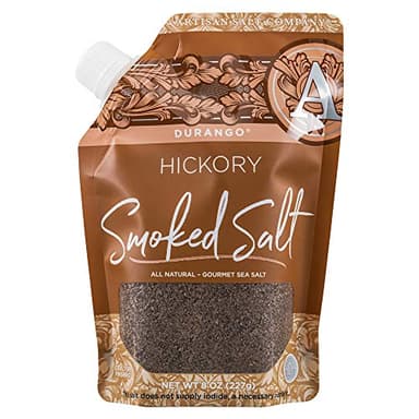 Artisan Salt Company Durango Hickory Smoked Sea Salt, Pour Spout Pouch, 8 Ounce