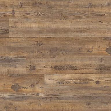 MSI Hampstead 6 in. x 48 in. Glue Down Luxury Vinyl Plank Flooring – Hickory Bluff Brown | Brown Hickory Wood Look, 2MM Thick, 12MIL Wear Layer, 36 Sq. Ft.