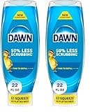 Dawn EZ-Squeeze Ultra Dish Soap Dishwashing Liquid, Original, 22 fl oz (Pack of 2)