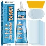 Air Mattress Patch Kit, Salt, Hot Water and UV Resistant Pool Liner Patch Kit, Vinyl Pool Liner Repair Kit Repairs a Variety of Inflatables Including Hot Tubs, Inflatable Spa Pools (PVC-P3)