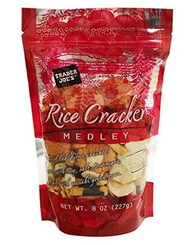 Trader Joe's Gluten Free Baked Rice Cracker Medley 227g (5 Pack)