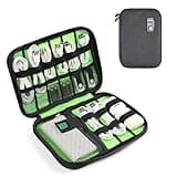 Luxtude Portable Electronics Organizer and Travel Cable Case for Cords, Chargers, and Tech Accessories