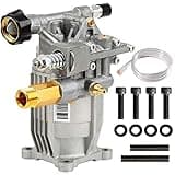 YAMATIC 3/4" Shaft Horizontal Pressure Washer Pump 3400 PSI @ 2.5 GPM Replacement Pump for Power Washer Compatible with Homelite, Troybilt, Simpson, Karcher Honda GC160 GC190 AR rmv 2.5g30 and More