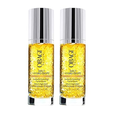 Obagi Daily Hydro-Drops Hydrating Facial Serum for Dry Skin, Hypoallergenic, 1 fl oz- Pack of 2