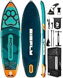 BIGFLY 11'6"x35"x6" Inflatable Stand Up Paddle Boards, Widened SUP Board for Pet Dog Family Board Independently Scratch Resistant Pet pad, Travel Leisure w/Camera Mount