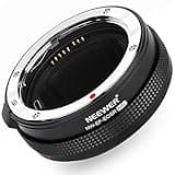 NEEWER EF to RF Mounting Adapter Auto Focus Lens Mount Adapter with Control Ring Compatible with Canon EF/EF-S Lens EOS R Ra RP R6 R5 R3 R7 R10 R8 R50 Camera, Max 2kg, NW-EF -EOSR ARC