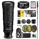 Nikon NIKKOR Z 180-600mm f/5.6-6.3 VR Lens Z (20117) + FTZ II Adapter + 64GB Memory Card + Backpack + Monopod + Card Reader + Corel Photo Software + Filter Kit + Memory Wallet + More