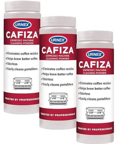 Urnex Cafiza Professional Espresso Machine Cleaning Powder 566 Grams - 3 Pack