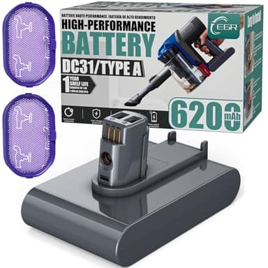 EGR Upgraded DC35 Battery Replacement Compatible with Dyson DC31 DC34 DC35 DC44 DC45 917083-01 Handheld Vacuum Cleaner (Not Fit All Type B)