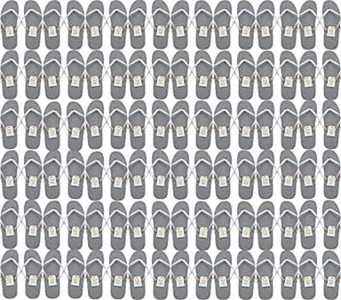 Bulk Flip Flops for Weddings, 48 Pairs, Wedding Reception Guest Slippers, Destination Beach Pool Wholesale Pack