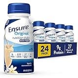 Ensure Original Vanilla Nutrition Shake with Fiber| Meal Replacement Shake | Ready To Drink | 9g Protein, 27 Vitamins and Minerals | 8 fl oz - 24 Pack