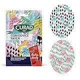 Curad® Kendra Dandy CGM Patches (25-Count) | 3.13" x 4.13" Exclusive Continuous Glucose Monitor Patches | Waterproof and Easy-Peel Continuous Blood Glucose Monitor Patch for Consistent Application
