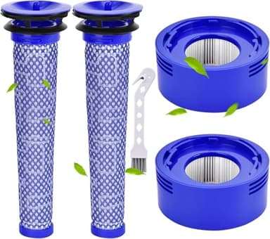 V8 Filter Replacement for Dyson V7 V8 Animal Absolute Motorhead Cordless Stick Vacuum Cleaner, Compare to Part # 965661-01 & 967478-01