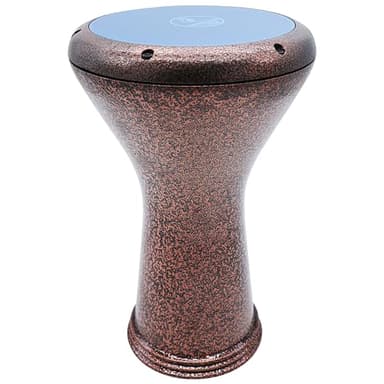 17" Percussion" Gawharet El Fan Pro Metal Darbuka Drum Doumbek (Copper)