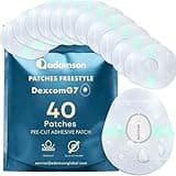 Dexcom G7 Over Patches Waterproof – 40 x G7 Dexcom Over Patch, Stelo Overpatch, Transparent, Long-Lasting, No Glue on Center, Non-Irritating, Easy to Apply/Remove, Ideal for Sports, Swimming and Daily