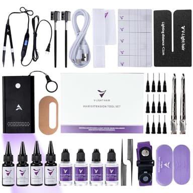 V Light Hair Extension Set