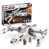 LEGO Star Wars Luke Skywalker's X-Wing Fighter 75301 Building Toy Set - Princess Leia Minifigure, R2-D2 Droid Figure, Jedi Spaceship from The Classic Trilogy Movies, Great Gift for Kids, Boys, Girls